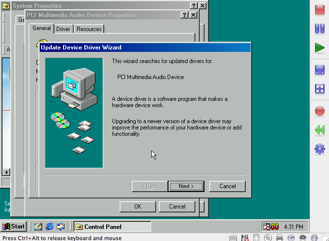 Windows 98 инструкция по установке